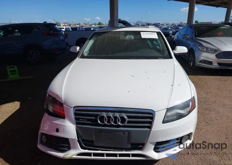 2010 Audi A4 2.0T Premium from USA, damaged, VIN WAUFFAFL4AN037182